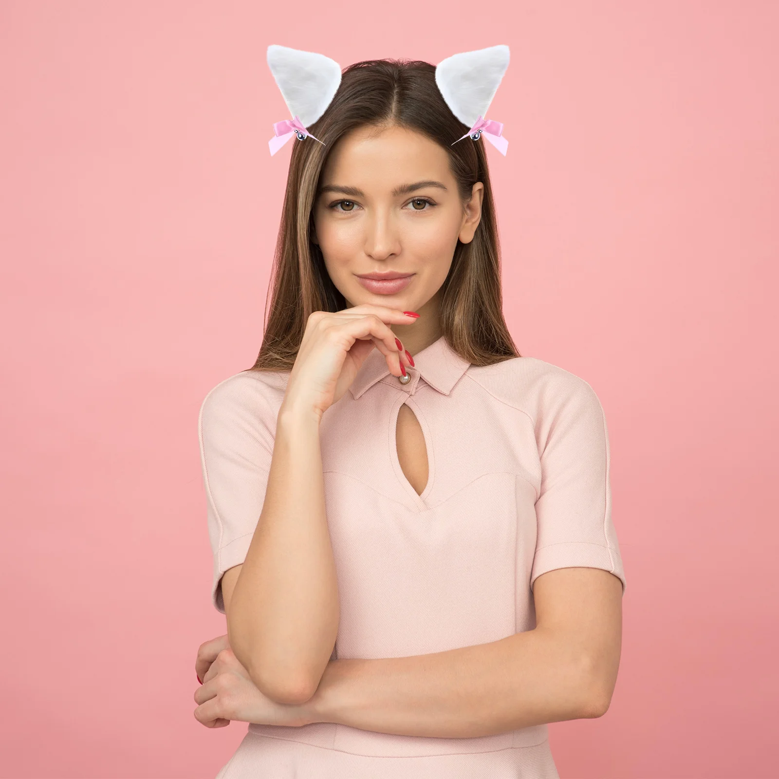 1 Pair Cat Ear Hair Clip Cute Party Halloween Costume Cosplay Lovely Hair Accessories Animal Ear Barrette Halloween Barrette
1 Pair Cat Ear Hair Clip Cute Party Halloween Costume Cosplay Lovely Hair Accessories Animal Ear Barrette Halloween Barrette