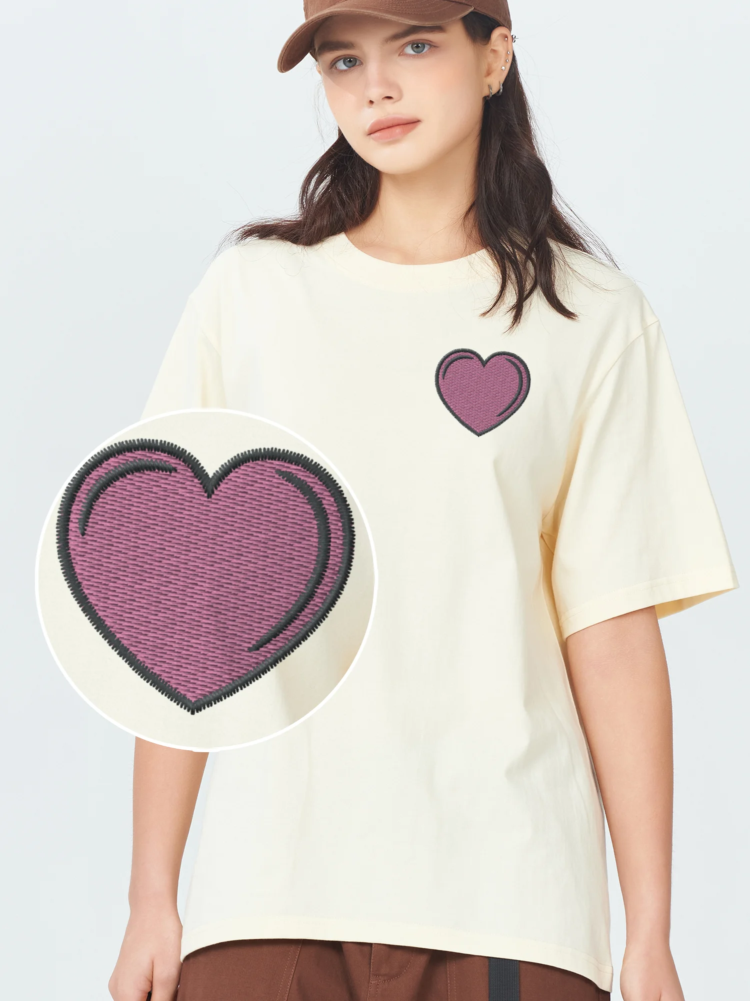 Футболка Lightpink Heart с вышивкой Love Розовые хлопковые топы и футболки с вышивкой Love You Забавная рубашка Лучший День святого Валентина 
Футболка Lightpink Heart с вышивкой Love Розовые хлопковые топы и футболки с вышивкой Love You Забавная рубашка Лучший День святого Валентина