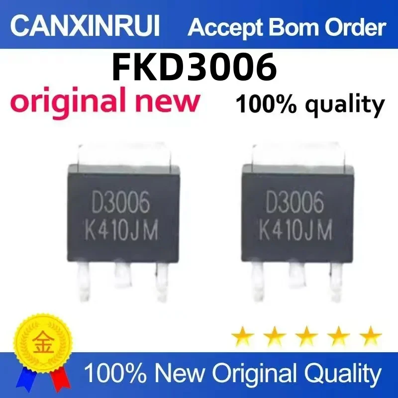 (5-100 pieces) Brand new original FKD3006 D3006 TO-252 surface mount field-effect MOS transistor
(5-100 pieces) Brand new original FKD3006 D3006 TO-252 surface mount field-effect MOS transistor