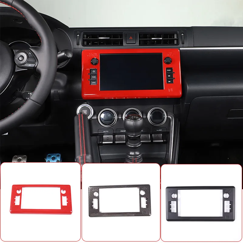 ABS Carbon Fiber/Red For Toyota 86 For Subaru BRZ 2022 Center Console Navigation Screen Decorative Frame Sticker Car Accessories
ABS Carbon Fiber/Red For Toyota 86 For Subaru BRZ 2022 Center Console Navigation Screen Decorative Frame Sticker Car Accessories
