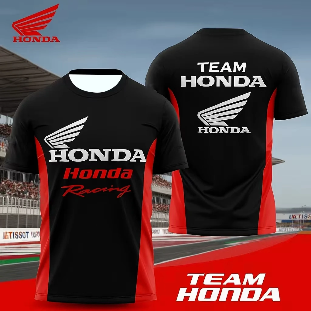 Honda Racing Men's Motorcycle T-shirt Lightweight Short Sleeve Sportswear Quick Drying Suitable for Outdoor Cycling
Honda Racing Men's Motorcycle T-shirt Lightweight Short Sleeve Sportswear Quick Drying Suitable for Outdoor Cycling