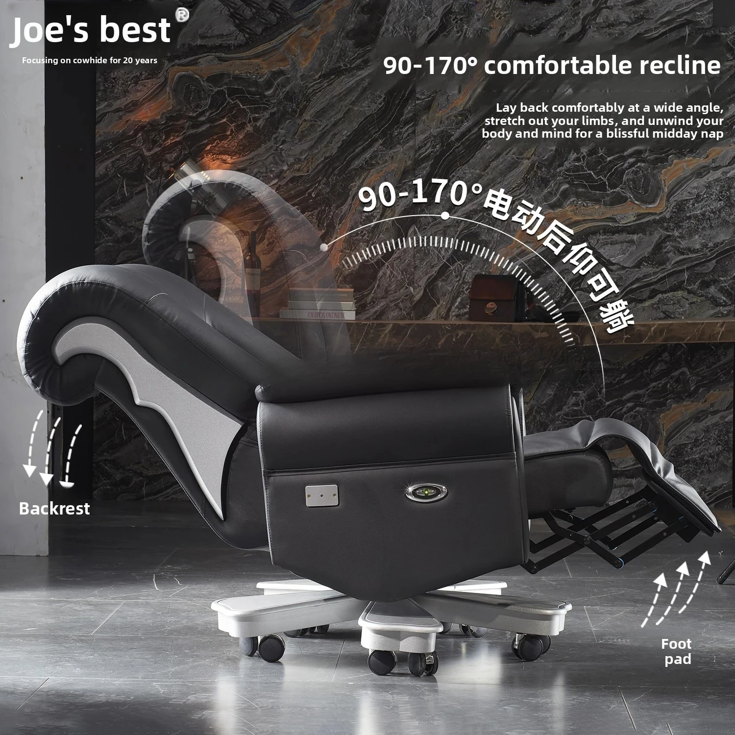 b15 Executive Chair Home Electric Genuine Leather Seat Office Long Sitting Thickened Cowhide Executive Chair
b15 Executive Chair Home Electric Genuine Leather Seat Office Long Sitting Thickened Cowhide Executive Chair