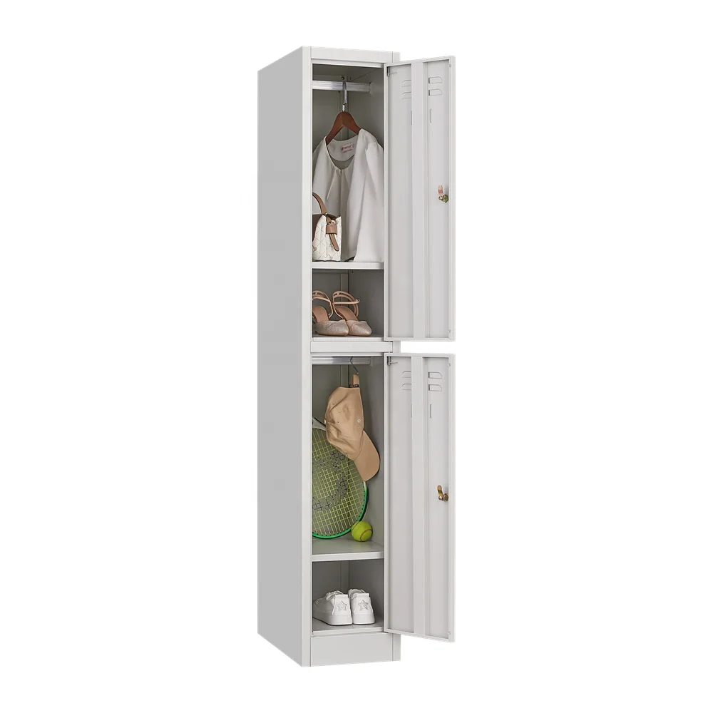 Steel Single Steel Locker Wardrobe 2 Doors Metal Clothing Locker With Key Lock
Steel Single Steel Locker Wardrobe 2 Doors Metal Clothing Locker With Key Lock