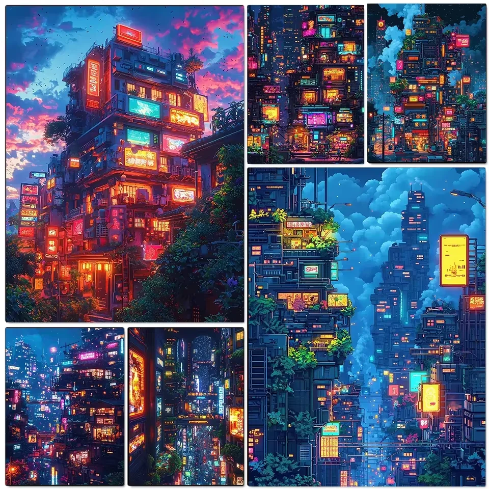 Puzzles for Adults ,Cyberpunk City Neon Future Landscape Jigsaw Puzzles Educational Games Colorful Puzzles Home Decor
Puzzles for Adults ,Cyberpunk City Neon Future Landscape Jigsaw Puzzles Educational Games Colorful Puzzles Home Decor