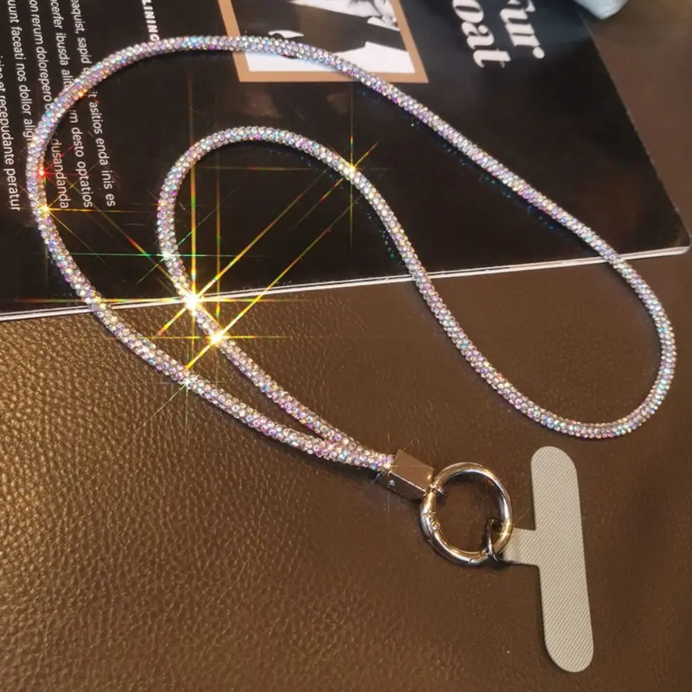 Luxury Keychain Rhinestone Phone Lanyard Bright Bling Bling Chain Straps Diamond Crystal Anti-lost Rope Phone Accessories
Luxury Keychain Rhinestone Phone Lanyard Bright Bling Bling Chain Straps Diamond Crystal Anti-lost Rope Phone Accessories
