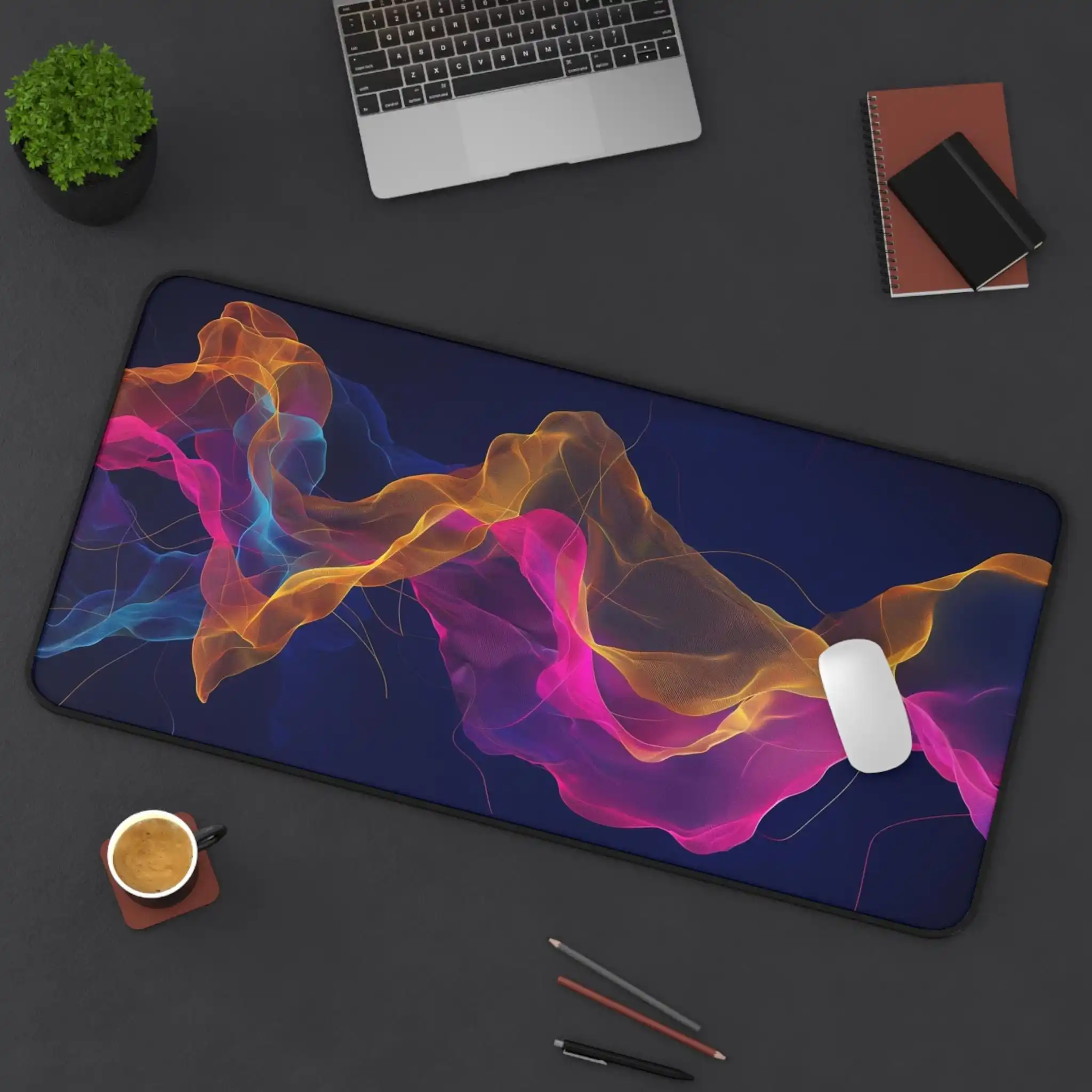 Abstract Colorful Desk Mat, Vibrant Office Decor, Gaming Mouse Pad, Unique Desk Accessory, Modern Home Office, Student Gift 
Abstract Colorful Desk Mat, Vibrant Office Decor, Gaming Mouse Pad, Unique Desk Accessory, Modern Home Office, Student Gift