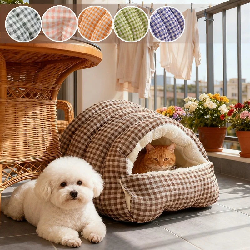 Semi Enclosed Cat Sleeping Bag Winter Warm Pet Nest Removable Washable Cover Foldable Design for Small Pets Indoor Outdoor Use
Semi Enclosed Cat Sleeping Bag Winter Warm Pet Nest Removable Washable Cover Foldable Design for Small Pets Indoor Outdoor Use