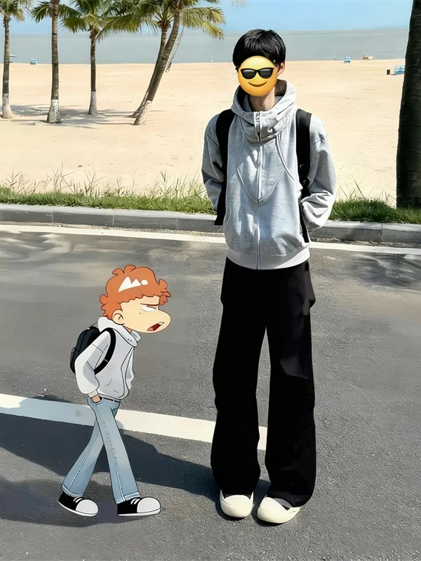 Мужские широкие брюки в стиле хаки, плиссированные, повседневные, свободного кроя, для студентов, в стиле гонконгской моды, для работы...
Мужские широкие брюки в стиле хаки, плиссированные, повседневные, свободного кроя, для студентов, в стиле гонконгской моды, для работы...