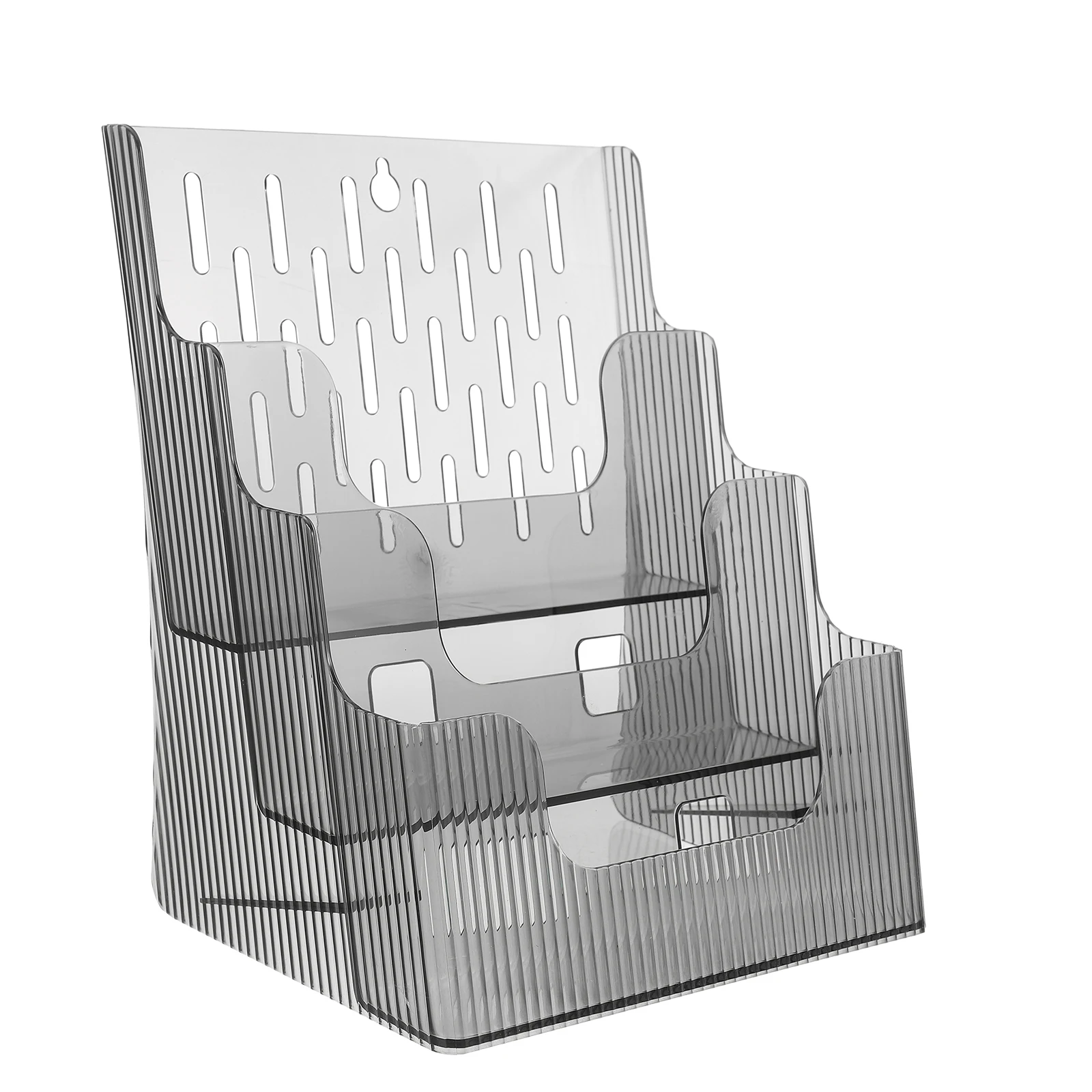 1pc File Storage Rack Acrylic Transparent Desktop Organizer Brochure Pamphlet Document Holder Office Home Folder Stand for Desk
1pc File Storage Rack Acrylic Transparent Desktop Organizer Brochure Pamphlet Document Holder Office Home Folder Stand for Desk
