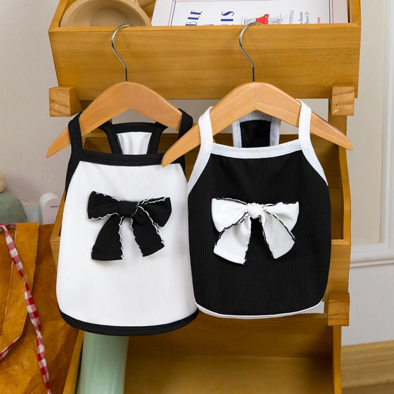 Pet Dog Clothes Soft Thin Dog Vest with Bow Cute Puppy Suspender Shirt Bichon Chihuahua Small Clothing
Pet Dog Clothes Soft Thin Dog Vest with Bow Cute Puppy Suspender Shirt Bichon Chihuahua Small Clothing
