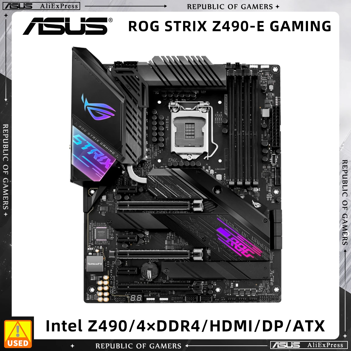 Игровая материнская плата ASUS STRIX Z490-E LGA 1200, поддержка i9-11900KF 10900K I7-11700F i5-11400F i5-10400F Процессор DDR4 M.2 Z490 ATX
Игровая материнская плата ASUS STRIX Z490-E LGA 1200, поддержка i9-11900KF 10900K I7-11700F i5-11400F i5-10400F Процессор DDR4 M.2 Z490 ATX
