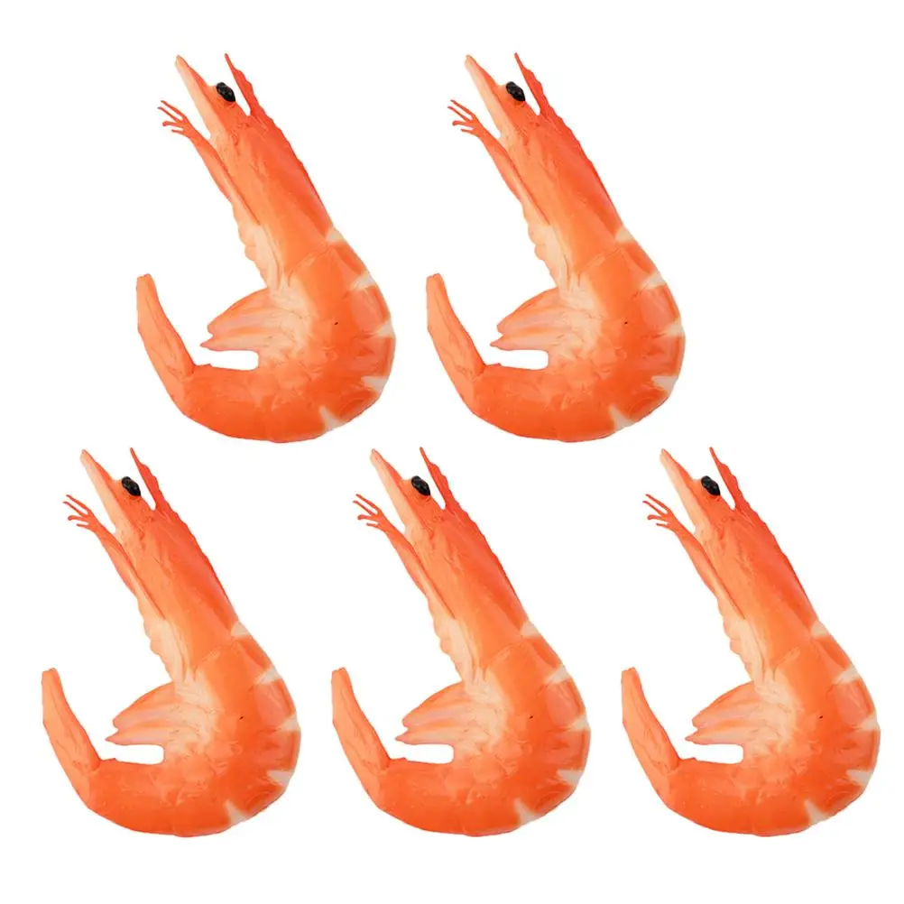 5 Pcs Props Realistic PVC Food Shrimp For Decor Shrimp Pvc Food Model Toys Kids Montessori Education Artificial Decor
5 Pcs Props Realistic PVC Food Shrimp For Decor Shrimp Pvc Food Model Toys Kids Montessori Education Artificial Decor