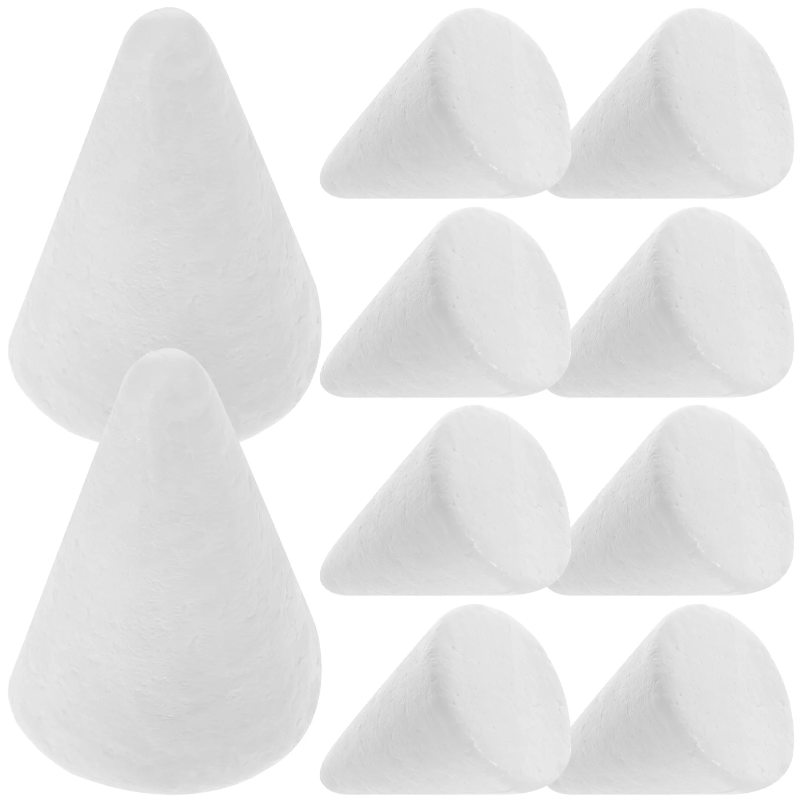 10pcs Foam Cones Craft Decoration Diy Toy Cones Kids Activities Church Preschool Kindergarten Home Winter Christmas
10pcs Foam Cones Craft Decoration Diy Toy Cones Kids Activities Church Preschool Kindergarten Home Winter Christmas