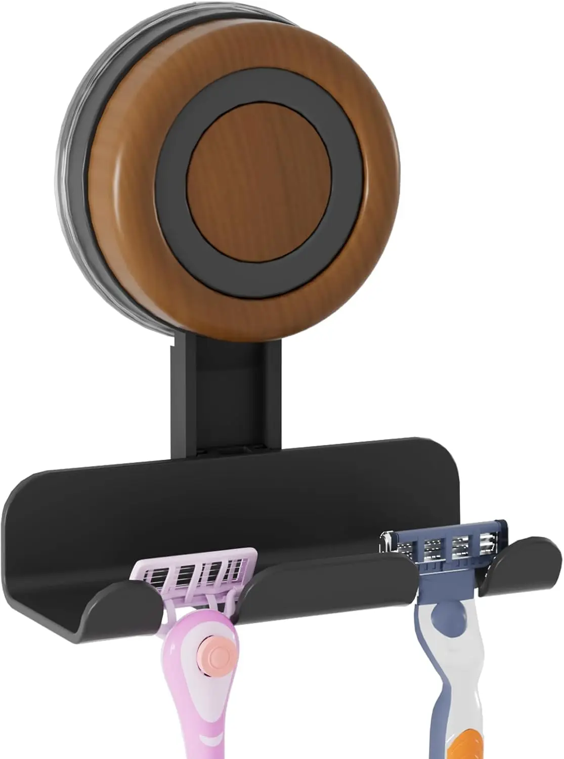 Razor Holder for Shower, Suction Cup Shaver Holder for Wall, Damage-Free Hooks, Bathroom Organizer, Black
Razor Holder for Shower, Suction Cup Shaver Holder for Wall, Damage-Free Hooks, Bathroom Organizer, Black