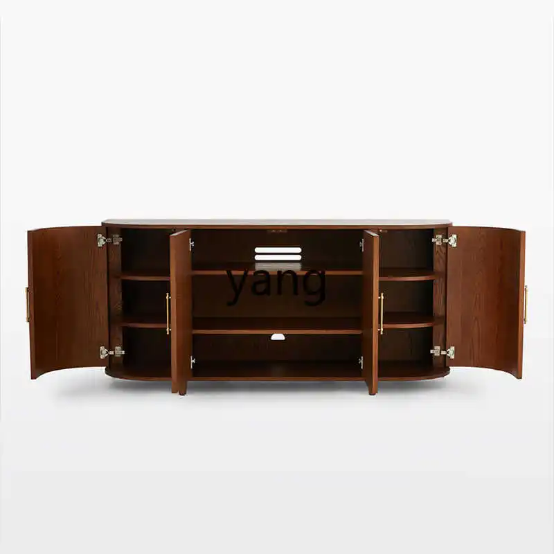 LTH retro old solid wood dining side cabinet restaurant four doors semi-round storage cabinet storage
LTH retro old solid wood dining side cabinet restaurant four doors semi-round storage cabinet storage
