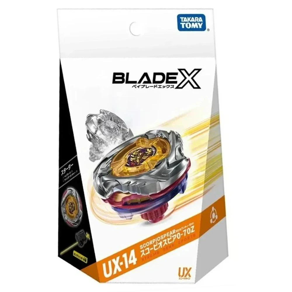 Takara Tomy Bey X UX-14 Стартер Scorpiospear 0-70Z Лезвие
Takara Tomy Bey X UX-14 Стартер Scorpiospear 0-70Z Лезвие