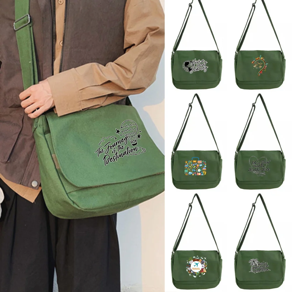 Travel Pattern Large Capacity Shoulder Bag Joker Crossbody Multifunctional Adjustable Shoulder Strap Commuter Bag
Travel Pattern Large Capacity Shoulder Bag Joker Crossbody Multifunctional Adjustable Shoulder Strap Commuter Bag