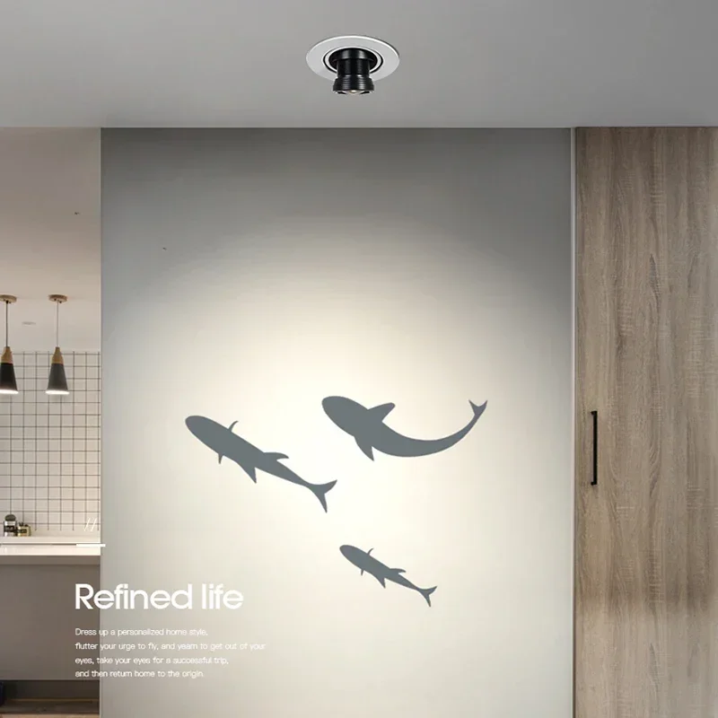 SANDYHA Nordic Ceiling Light LED Projector Fish Design for Aisle Bedroom Living Room Stylish Indoor Lighting Lampara Colgante
SANDYHA Nordic Ceiling Light LED Projector Fish Design for Aisle Bedroom Living Room Stylish Indoor Lighting Lampara Colgante