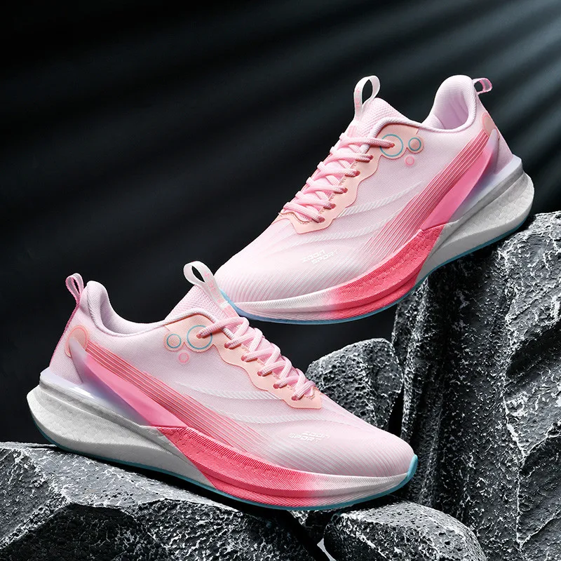 Carbon board racing running shoes for men and women, ultra light and breathable mesh marathon daily running shoes
Carbon board racing running shoes for men and women, ultra light and breathable mesh marathon daily running shoes