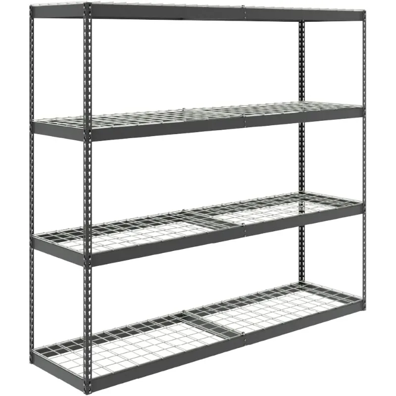 24"x72"x84"Garage Shelving - Hammertone Bolted Shelving Rack - 500 Pounds Per Shelf High Grade Steel (24"x72"x84, Hammertone)
24"x72"x84"Garage Shelving - Hammertone Bolted Shelving Rack - 500 Pounds Per Shelf High Grade Steel (24"x72"x84, Hammertone)