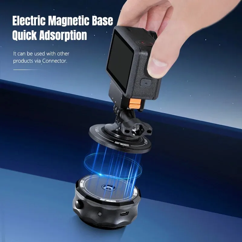 Electric Magnetic Vacuum Suction Cup Mount Base For DJI Pocket 3 Action 5 Pro Insta360 X4/GO3S/ACE PRO/GOPRO Accessories
Electric Magnetic Vacuum Suction Cup Mount Base For DJI Pocket 3 Action 5 Pro Insta360 X4/GO3S/ACE PRO/GOPRO Accessories