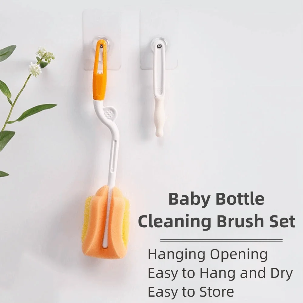 Soft Head Baby Bottle Cleaning Brush Set 360° Cleaning Spout Cup Brush Water Bottle Brush BPA-Free Infant Nipple Brush
Soft Head Baby Bottle Cleaning Brush Set 360° Cleaning Spout Cup Brush Water Bottle Brush BPA-Free Infant Nipple Brush