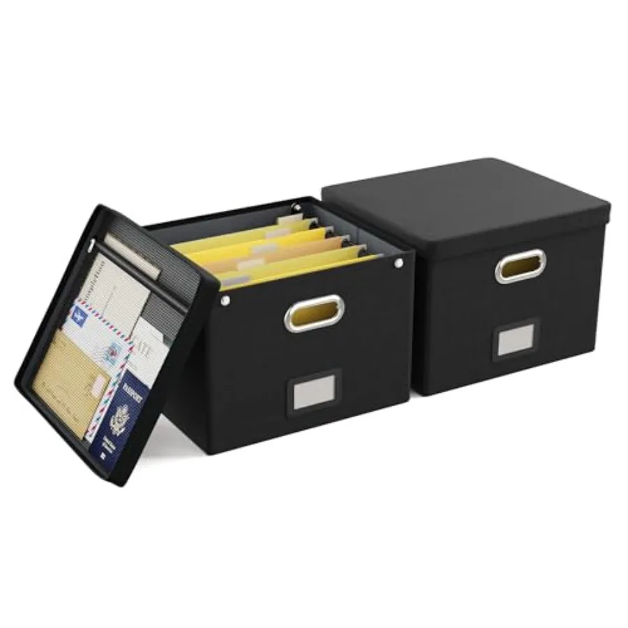 File Organizer Box with Lid Large Hanging Filing Box with Mesh Pocket Document Organizer for Letter Files Portable Storage Case
File Organizer Box with Lid Large Hanging Filing Box with Mesh Pocket Document Organizer for Letter Files Portable Storage Case