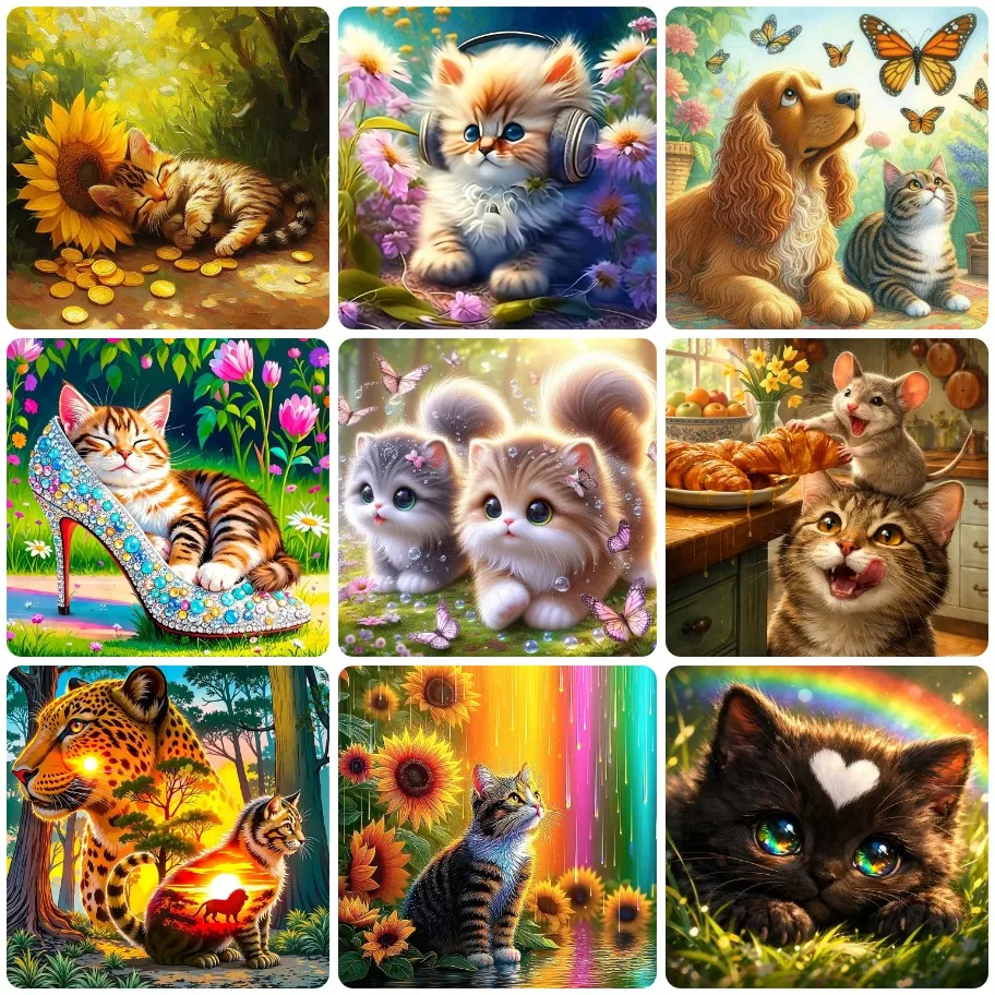 Cute Pet Collection Jigsaw Puzzle, Mixed Kitten Dog Mouse Leopard Floral Fantasy Animal Game Family Fun Puzzles Educational Gift
Cute Pet Collection Jigsaw Puzzle, Mixed Kitten Dog Mouse Leopard Floral Fantasy Animal Game Family Fun Puzzles Educational Gift