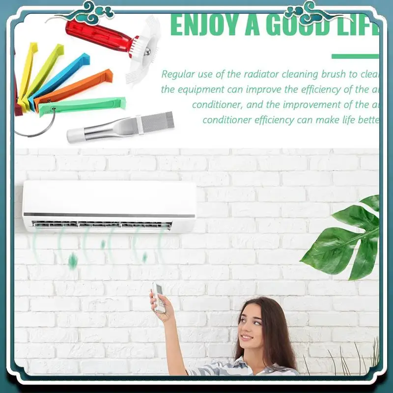 3 Pieces Air Conditioning Brush Set Includes FCR6 Ring Fin Comb Air Conditioner Fin Cleaner Condenser Radiator Fin Comb Durable
3 Pieces Air Conditioning Brush Set Includes FCR6 Ring Fin Comb Air Conditioner Fin Cleaner Condenser Radiator Fin Comb Durable
