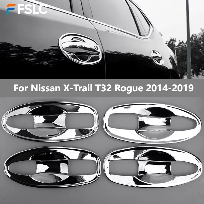 For Nissan Rogue X-Trail T32 2014-2019 4Pcs Silver ABS Door Handle Bowl Cover Bezel Frame Decoration Exterior Car Accessories
For Nissan Rogue X-Trail T32 2014-2019 4Pcs Silver ABS Door Handle Bowl Cover Bezel Frame Decoration Exterior Car Accessories