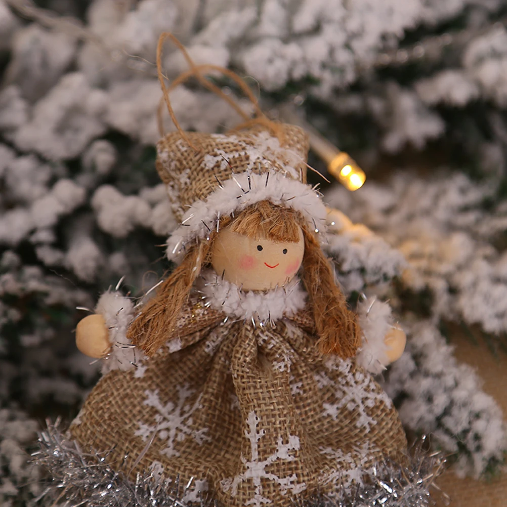 4Pcs Christmas Tree Decorations Premium Wood Fabric Santa Claus Angel Hanging Ornaments Home Store Hotel Christmas Hanging
4Pcs Christmas Tree Decorations Premium Wood Fabric Santa Claus Angel Hanging Ornaments Home Store Hotel Christmas Hanging