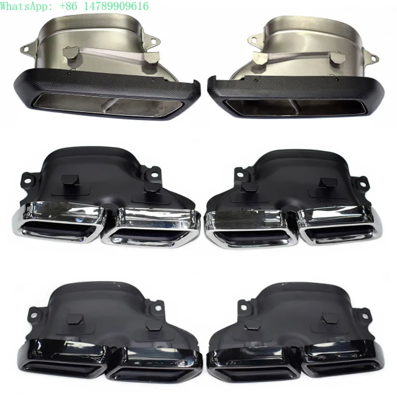 Complete OEM Facelift Conversion & Custom BuildC117 CLA W222 W205 BS Style Stainless Steel Rear Exhaust Exhaust Tips For W205
Complete OEM Facelift Conversion & Custom BuildC117 CLA W222 W205 BS Style Stainless Steel Rear Exhaust Exhaust Tips For W205