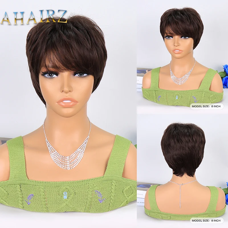 Short Ombre Chestnut Synthetic Wigs Natural Wave Hair Wigs Heat Resistant Hair Wig For White Women Cosplay Wigs
Short Ombre Chestnut Synthetic Wigs Natural Wave Hair Wigs Heat Resistant Hair Wig For White Women Cosplay Wigs