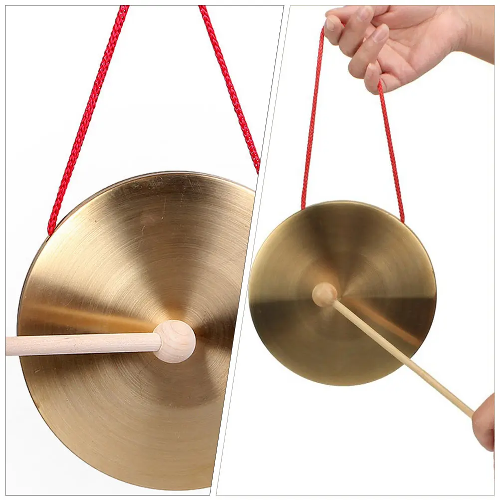 Mini Copper Gongs Drums Handheld Percussion Instrument Clear Sound Miniature Gong Copper Bell Musical Toys Resonant
Mini Copper Gongs Drums Handheld Percussion Instrument Clear Sound Miniature Gong Copper Bell Musical Toys Resonant