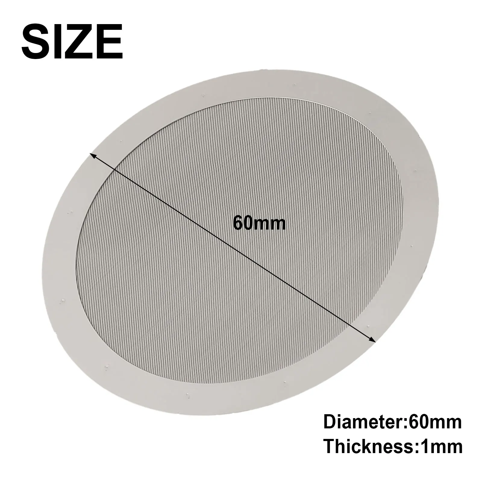 Silver 250 Mesh Coffee Filter 60mm 1mm Metal Reusable Stainless Steel 250 Mesh For Aeropress Espresso Replacement
Silver 250 Mesh Coffee Filter 60mm 1mm Metal Reusable Stainless Steel 250 Mesh For Aeropress Espresso Replacement