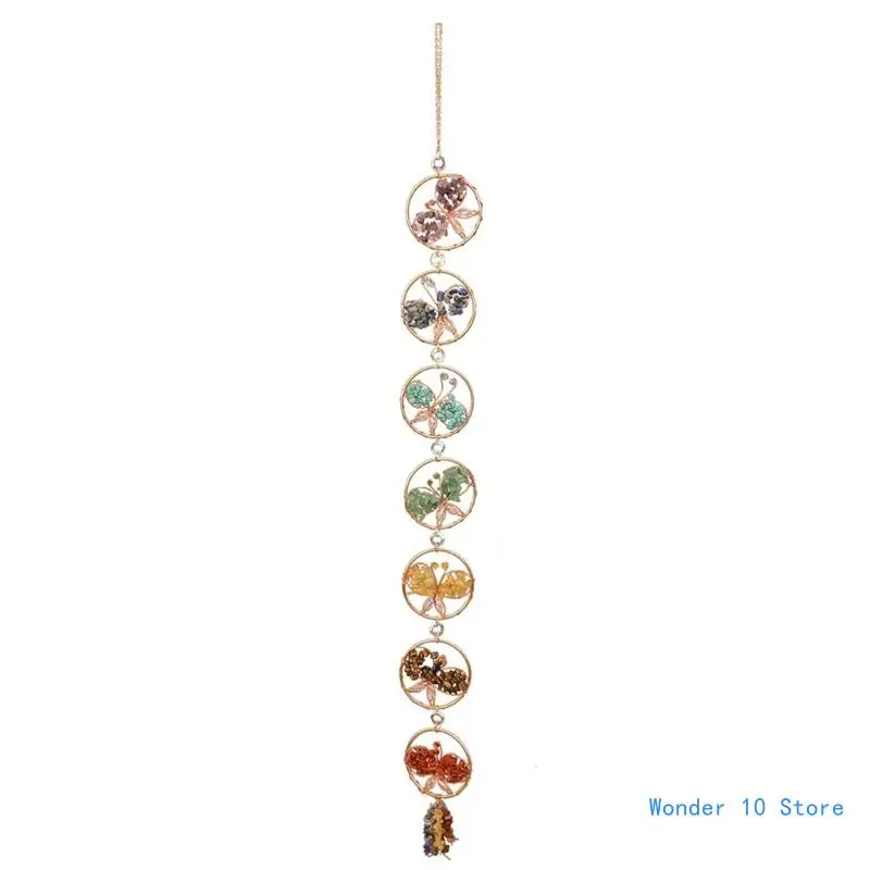 Natural Stone Butterfly Crystal Pendants, Brightens Space Colorful Reflection
Natural Stone Butterfly Crystal Pendants, Brightens Space Colorful Reflection