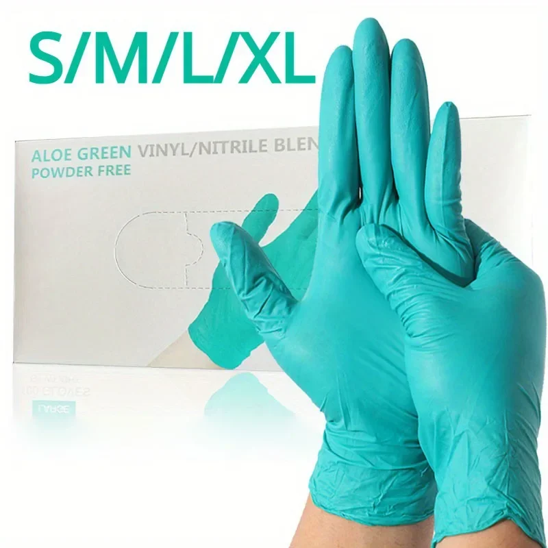100PCS Green Nitrile Gloves Disposable Nitrile Gloves Kitchen Dishwashing Safety Anti-static Work Household Long Reusable Glovs
100PCS Green Nitrile Gloves Disposable Nitrile Gloves Kitchen Dishwashing Safety Anti-static Work Household Long Reusable Glovs