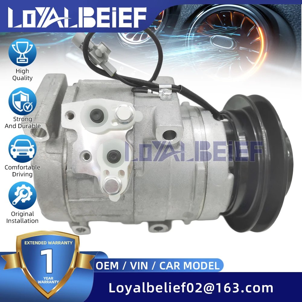 10S17C AC Compressor With Clutch For 2016 Toyota Landcruiser Prado 447280-1131 4472801131 1 Grooves
10S17C AC Compressor With Clutch For 2016 Toyota Landcruiser Prado 447280-1131 4472801131 1 Grooves
