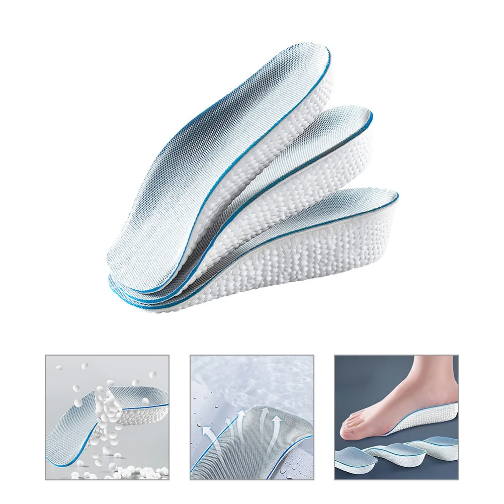 3 Pairs Heightening Insoles Eva Women Shoes Inserts Breathable Arch Support Reusable Sole Insole For Daily Sports Use
3 Pairs Heightening Insoles Eva Women Shoes Inserts Breathable Arch Support Reusable Sole Insole For Daily Sports Use
