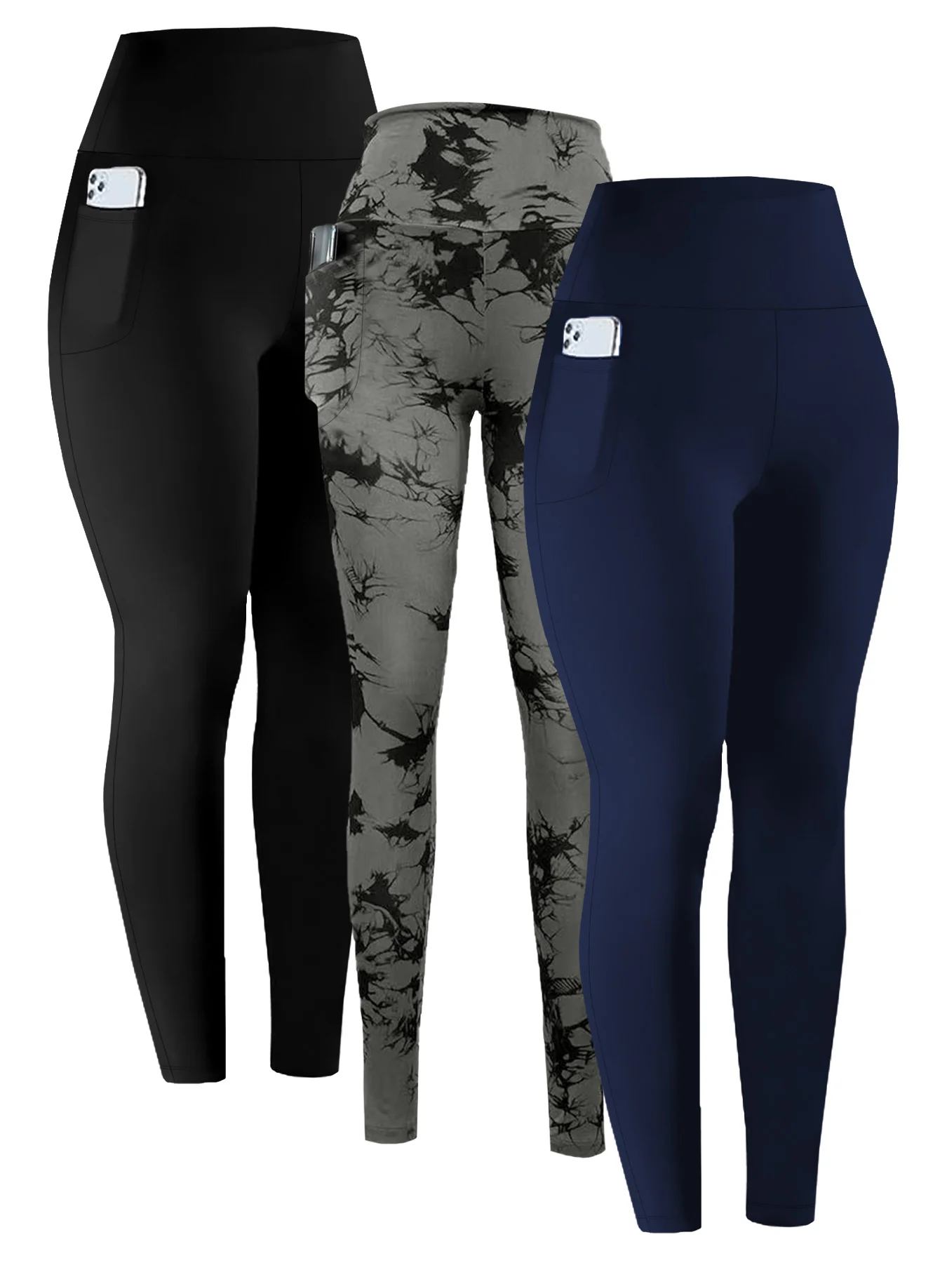 3 Pack Super Soft Sports Leggings for Women with Pockets High Waisted Tummy Control Workout Yoga Running
3 Pack Super Soft Sports Leggings for Women with Pockets High Waisted Tummy Control Workout Yoga Running