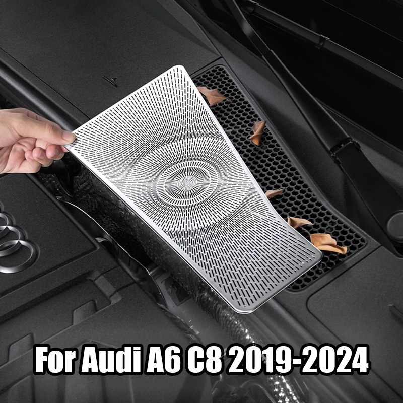 For Audi A6 C8 2019 2020 2021 2022 2023 2024 Front hood air outlet protective cover made of stainless steel material
For Audi A6 C8 2019 2020 2021 2022 2023 2024 Front hood air outlet protective cover made of stainless steel material