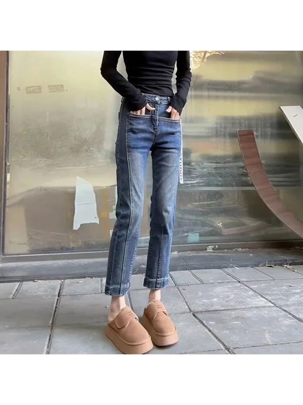 High Waist Elastic Denim Jeans Women plus Size Spring New Style Slim Straight Knife Pants Casual High Waist Jeans
High Waist Elastic Denim Jeans Women plus Size Spring New Style Slim Straight Knife Pants Casual High Waist Jeans