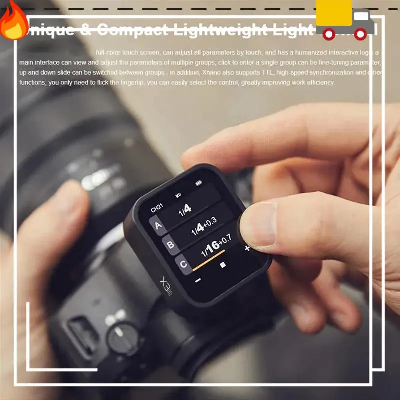 Discount-For Godox X3 Flash Trigger Wireless Flashes Trigger TTL 2.4Ghz OLED Touch Screen Transmitter
Discount-For Godox X3 Flash Trigger Wireless Flashes Trigger TTL 2.4Ghz OLED Touch Screen Transmitter