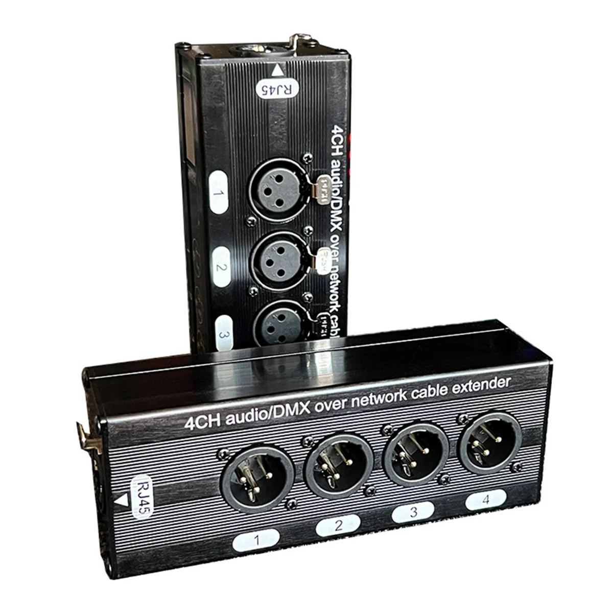 AA91 1Pc 4-Channel 3-Pin XLR Audio and DMX over Network Cable Extender, DMX512 Network Signal Extender , Female
AA91 1Pc 4-Channel 3-Pin XLR Audio and DMX over Network Cable Extender, DMX512 Network Signal Extender , Female
