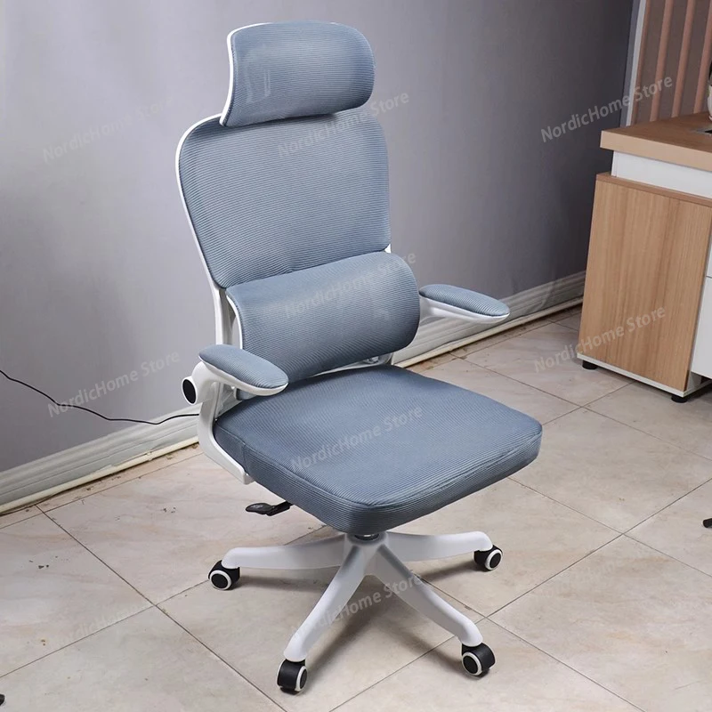 Backrest Wheels Office Chair Study Playseat Ergonomic Mobile Office Chair Luxury Comfortable Bedroom Stoel Trendy Furniture
Backrest Wheels Office Chair Study Playseat Ergonomic Mobile Office Chair Luxury Comfortable Bedroom Stoel Trendy Furniture