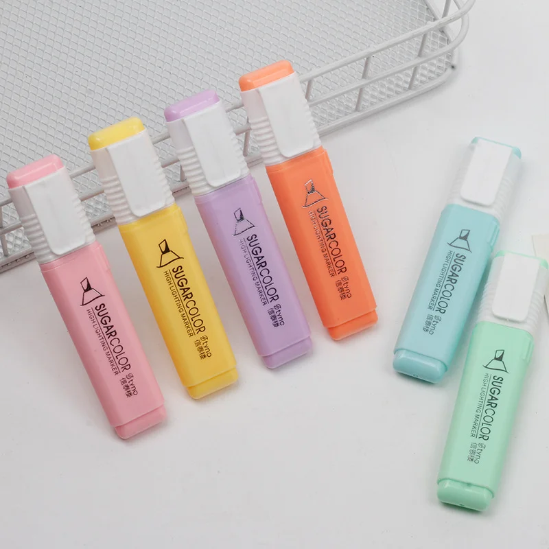 6pcs Color Highlighter Children's Macarons Students with Office Highlights Text Highlight Marker Pen
6pcs Color Highlighter Children's Macarons Students with Office Highlights Text Highlight Marker Pen