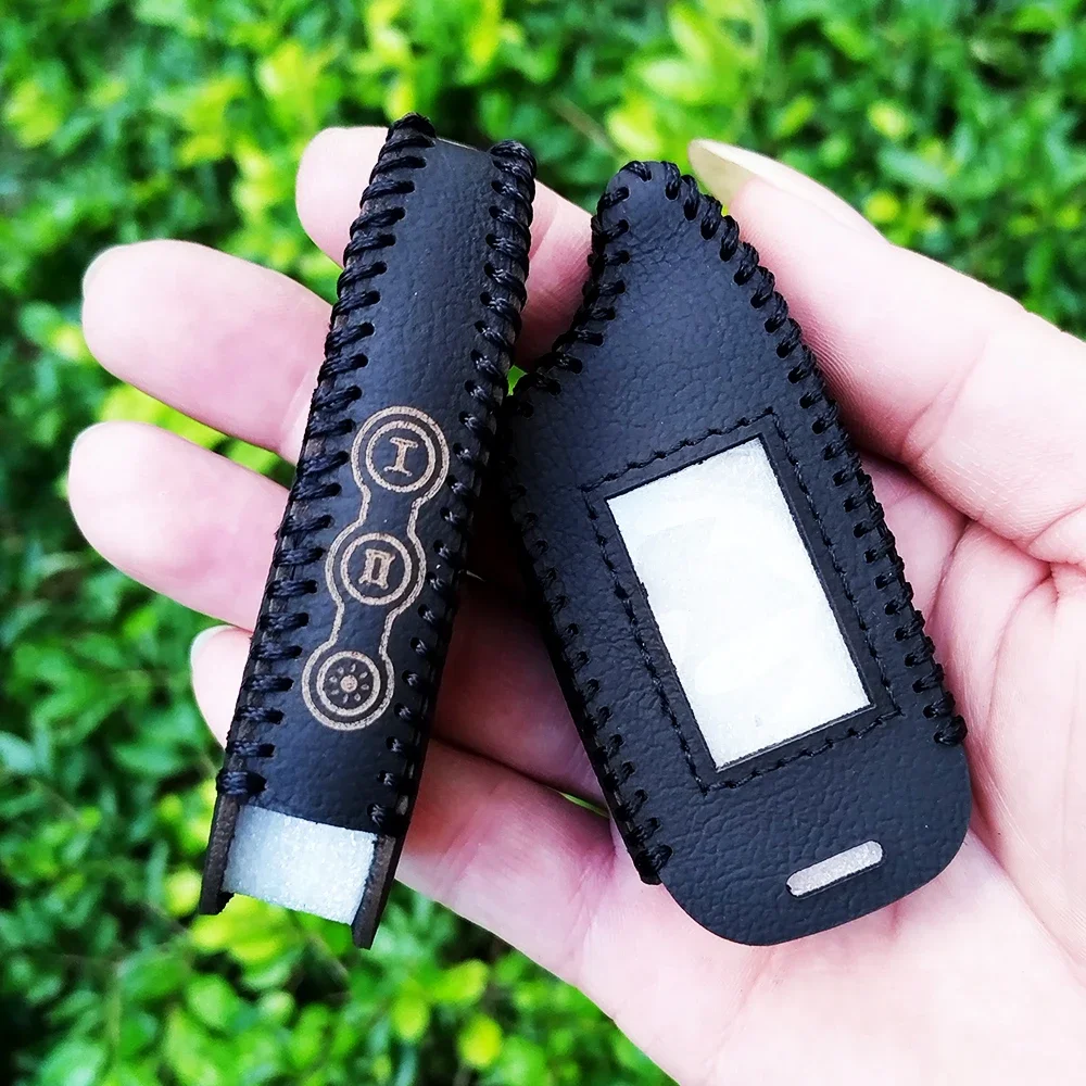 2-Way LCD Remote Control Leather Case Cover for Two Way Car Alarm System Twage Starline A9/A4/A6/A8 Key Chain Fob Accessories
2-Way LCD Remote Control Leather Case Cover for Two Way Car Alarm System Twage Starline A9/A4/A6/A8 Key Chain Fob Accessories