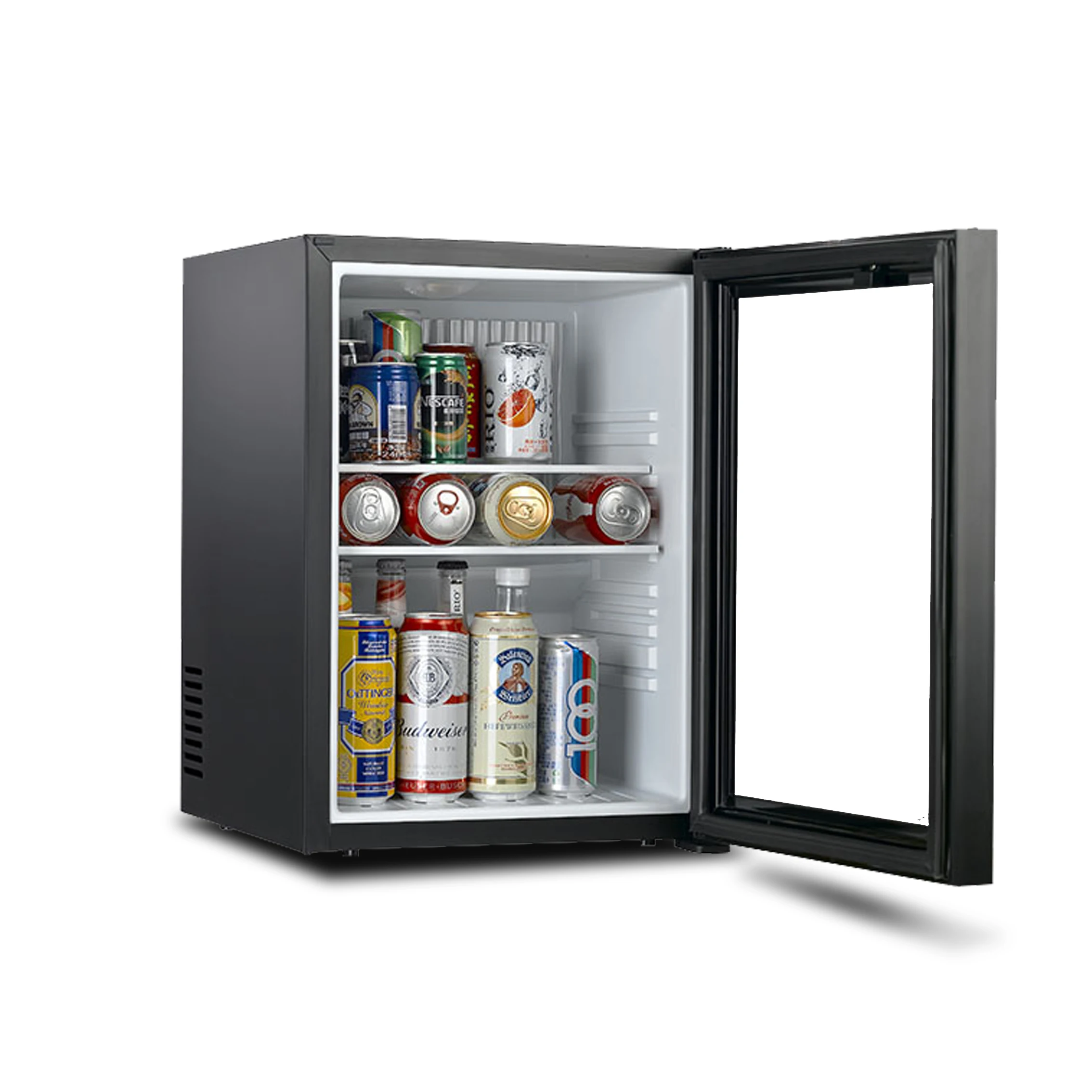 220V 40L Transparent Display Mini Fridge Mute Freestanding Refrigerator Freezer for Hotel Room
220V 40L Transparent Display Mini Fridge Mute Freestanding Refrigerator Freezer for Hotel Room