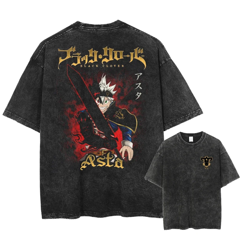 Washed Black Tshirt Vintage Japanese Anime Graphic T Shirt Men Harajuku Summer Cotton T-Shirt Hip Hop Tops Tees
Washed Black Tshirt Vintage Japanese Anime Graphic T Shirt Men Harajuku Summer Cotton T-Shirt Hip Hop Tops Tees