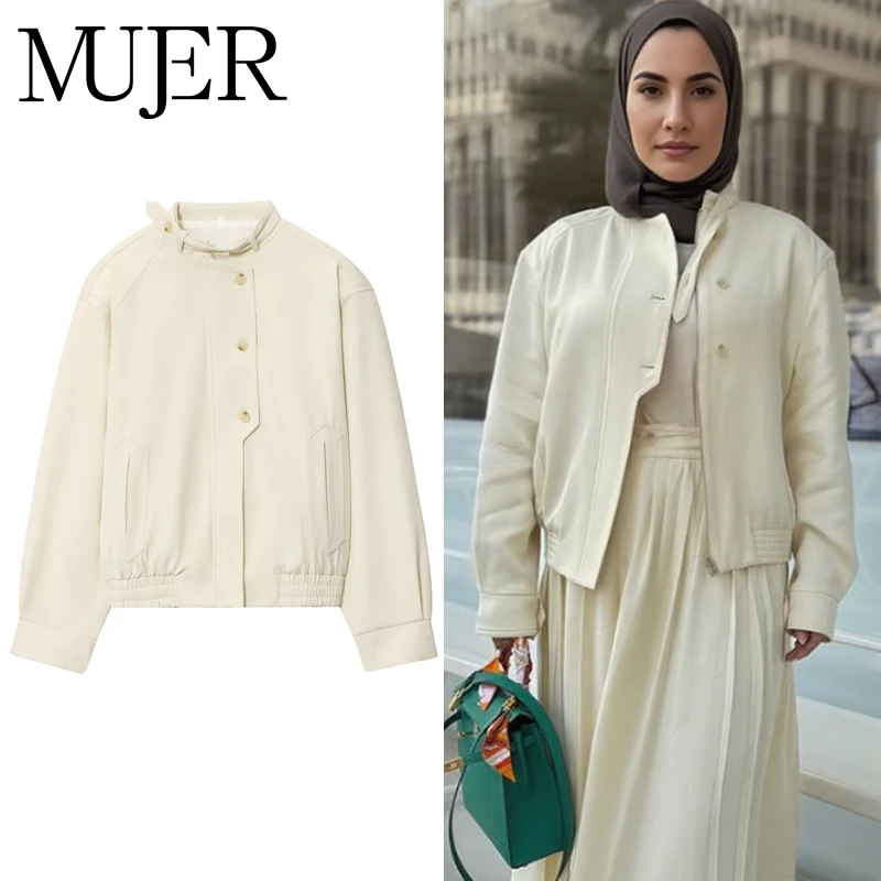 MUJER 2025 Women's Jackets Button Bomber Jackets for Women Streetwear Outerwears Overcoat Female Loose New in Coats and Jackets
MUJER 2025 Women's Jackets Button Bomber Jackets for Women Streetwear Outerwears Overcoat Female Loose New in Coats and Jackets